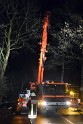 Container LKW umgestuerzt Koeln Brueck Bruecker- Dellbruecker Mauspfad P558